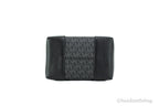 Michael Kors Mercer Small Black Signature Bucket Crossbody Bag